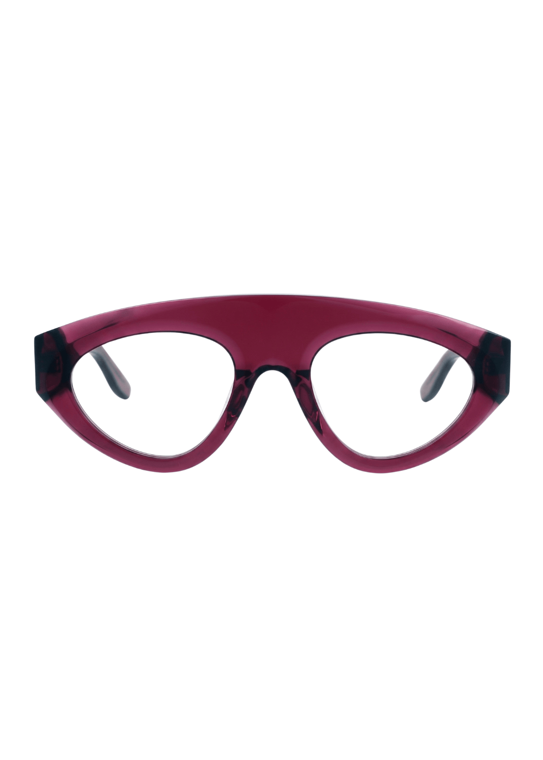 Flare- Acetate Optical Frame -Burgundy - Nuree World