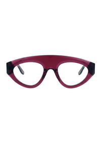 Flare- Acetate Optical Frame -Burgundy - Nuree World