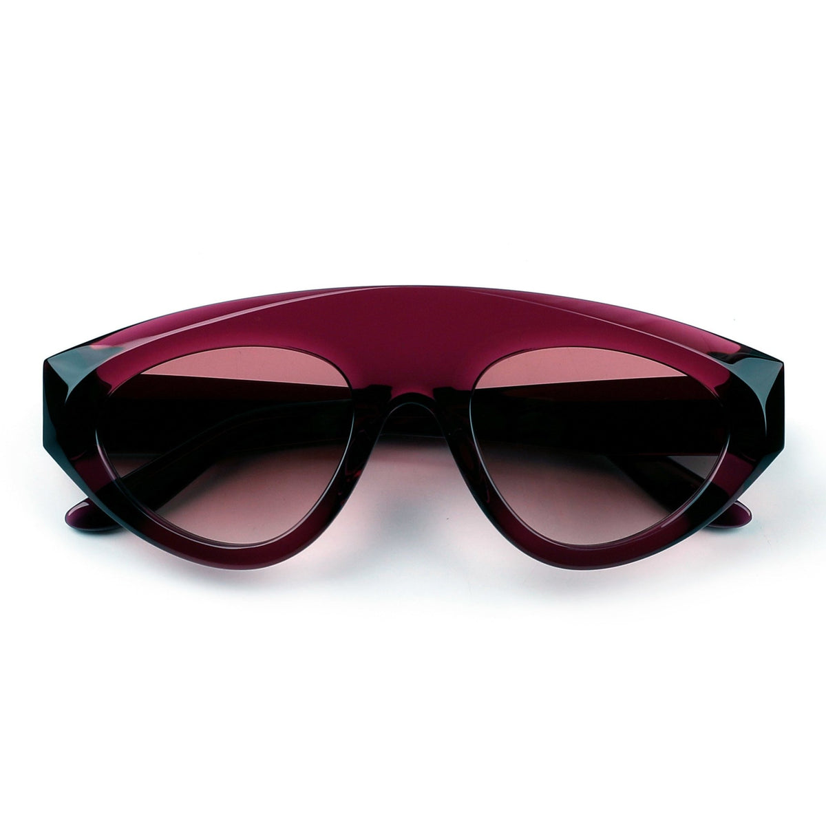 Flare - Polarised Sunglasses - Burgundy - Nuree World