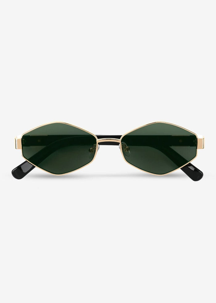 Kenji - Gold Titanium Sunglasses - Nuree World