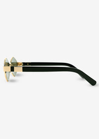 Kenji - Gold Titanium Sunglasses - Nuree World