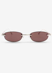 Masato - brown & Gold lightweight Sunglasses - Nuree World