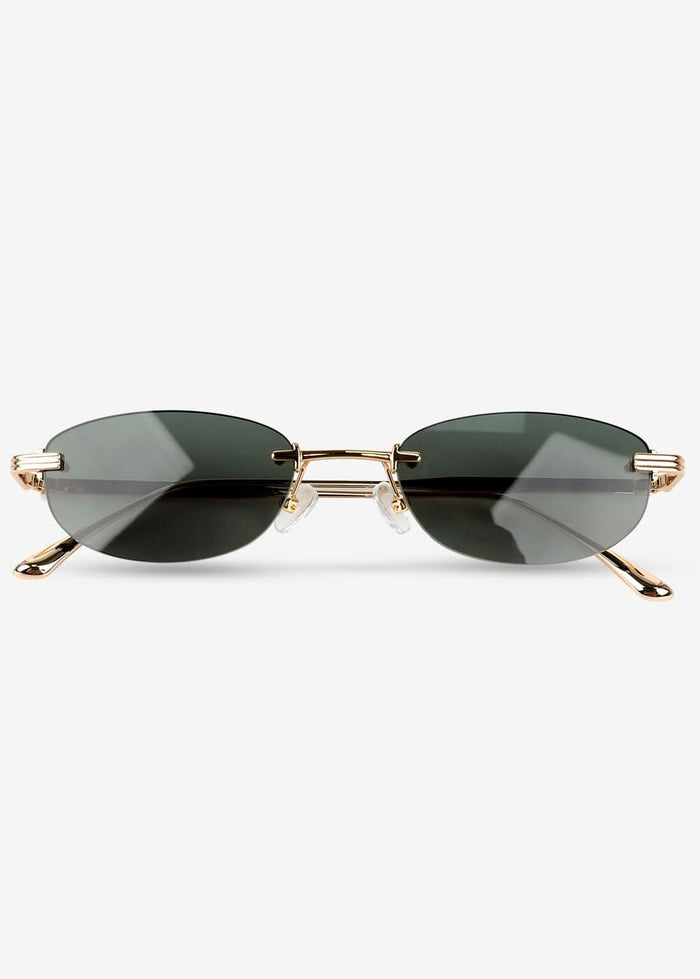 Masato - Gold lightweight Sunglasses - Nuree World