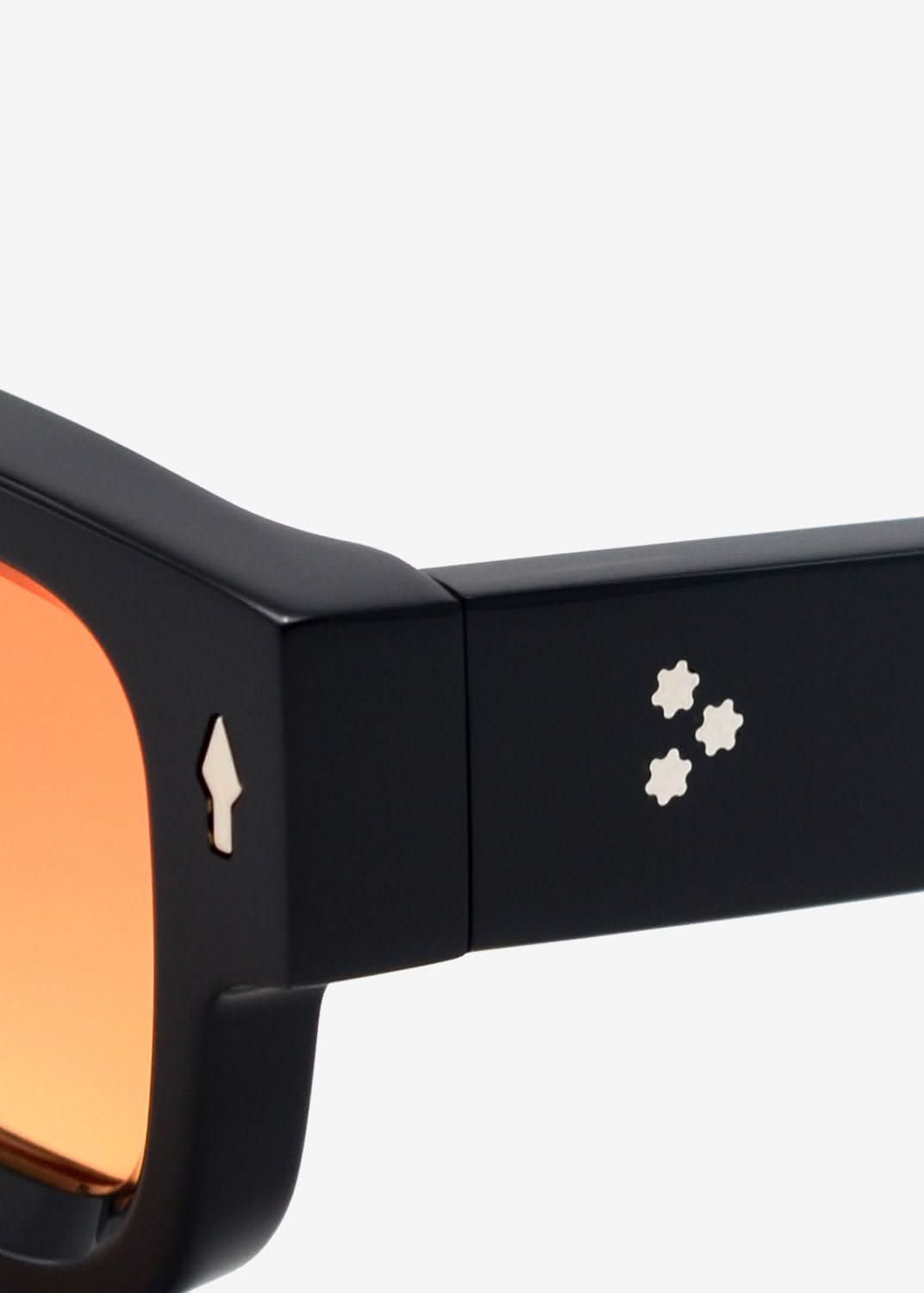 NightBurn - Black and Orange Polarised Sunglasses - Nuree World