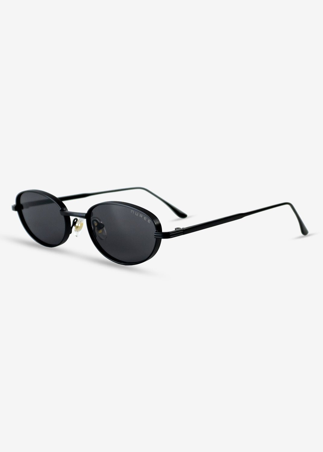 NOIRIS - Black Metal Sunglasses - Nuree World