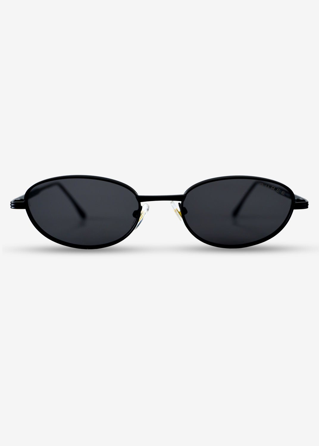 NOIRIS - Black Metal Sunglasses - Nuree World