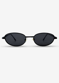 NOIRIS - Black Metal Sunglasses - Nuree World