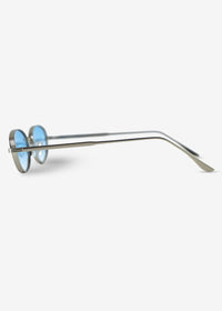 NOIRIS - Silver and Light Blue Sunglasses - Nuree World