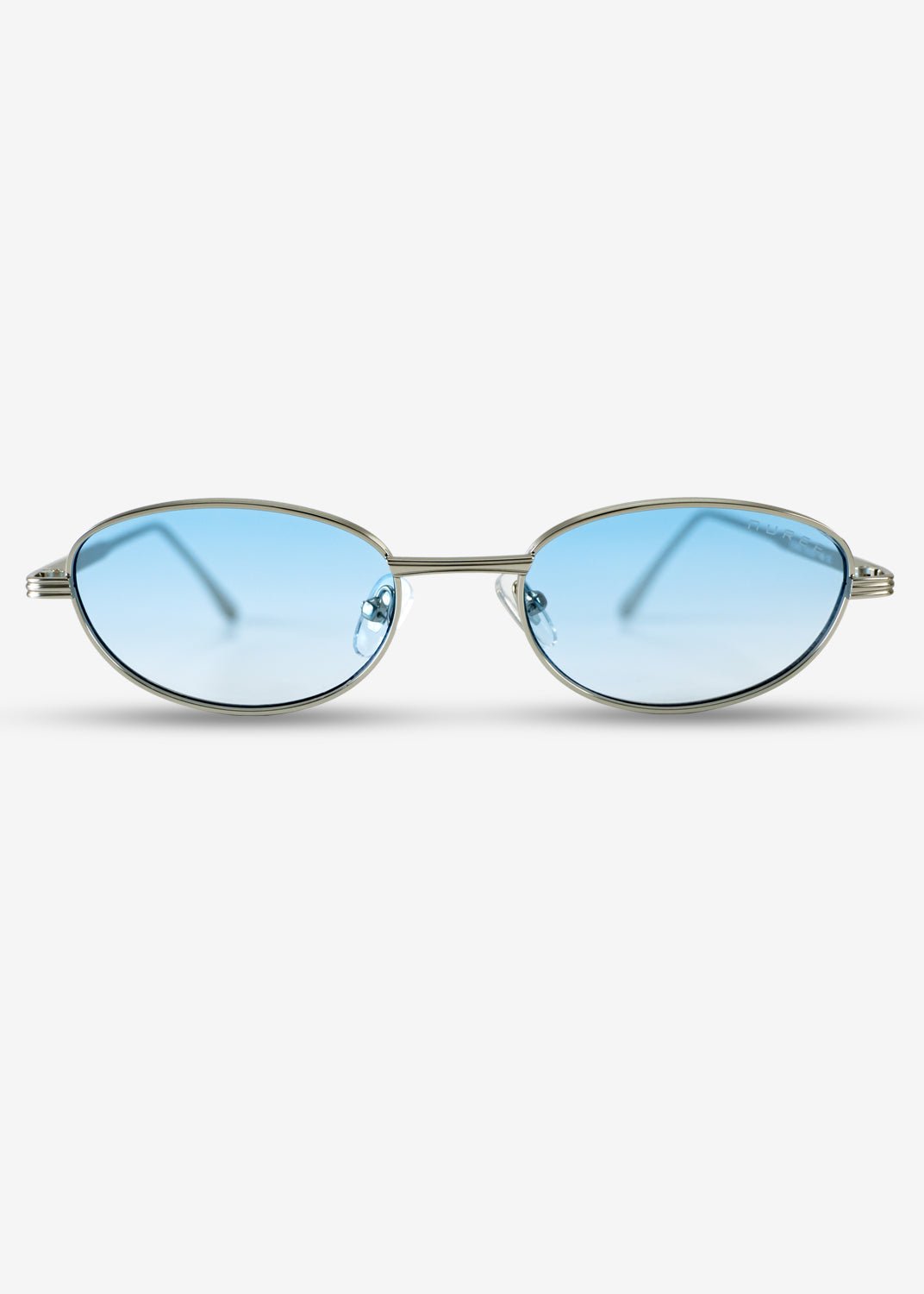 NOIRIS - Silver and Light Blue Sunglasses - Nuree World