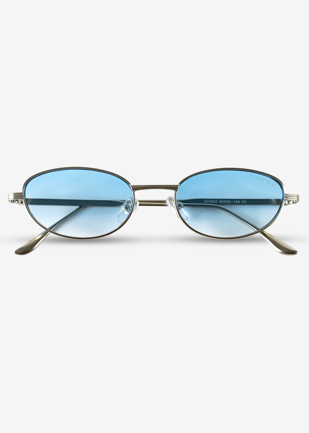 NOIRIS - Silver and Light Blue Sunglasses - Nuree World