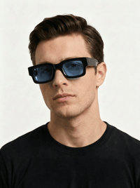 RAVEN - Black and Blue Polarised Sunglasses - Nuree World