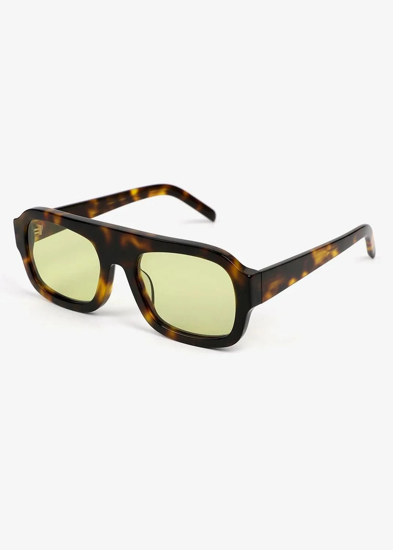 Russell Tortoise and Green - Polarized Sunglasses - Nuree World