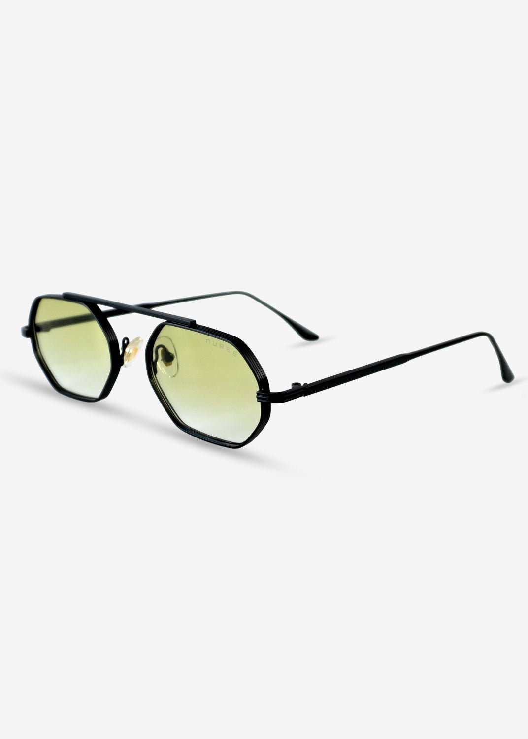 SOLACE - Olive and Black Metal Sunglasses - Nuree World