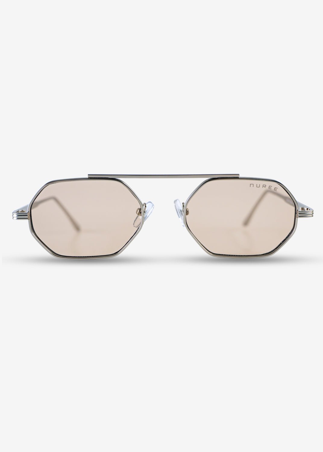 SOLACE - Rose and Sliver Metal Sunglasses - Nuree World