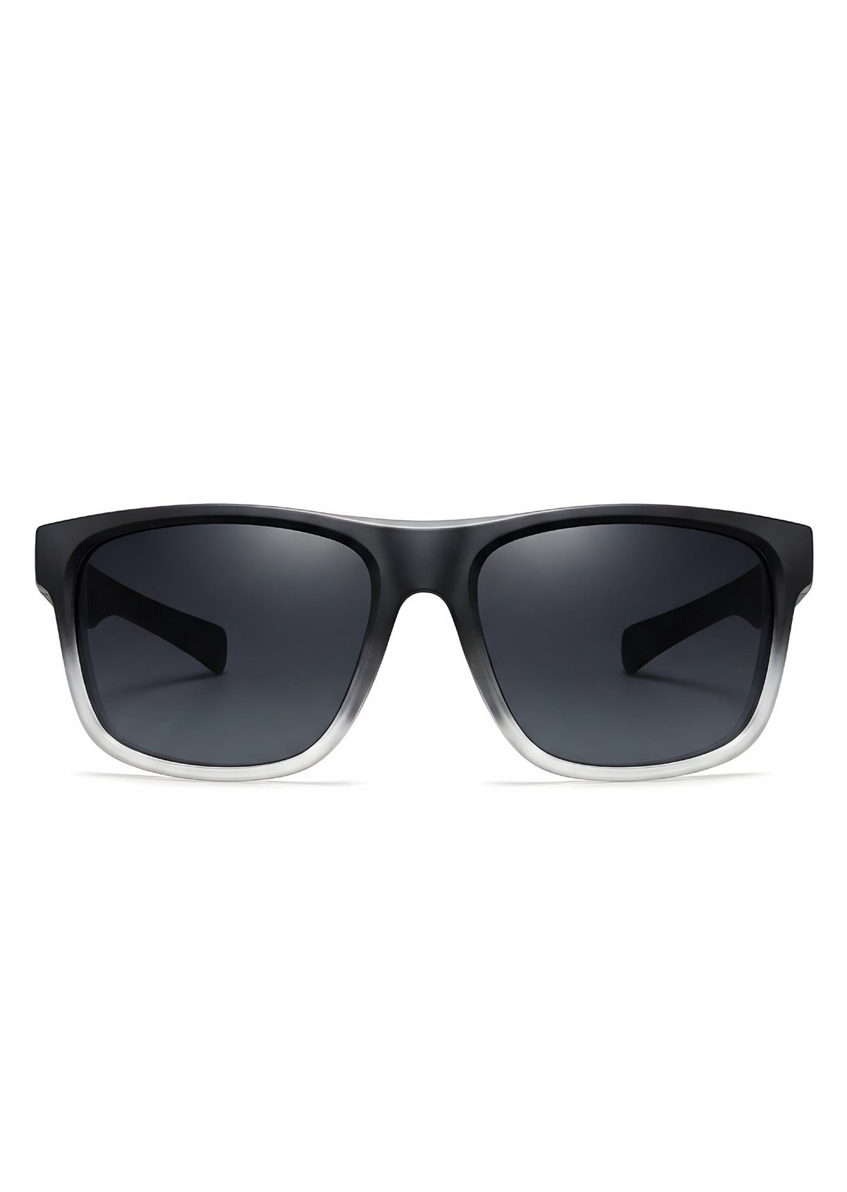 Sport Sunglasses – Black Gradient Frame with Grey Polarized Lenses - Nuree World