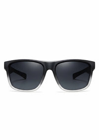 Sport Sunglasses – Black Gradient Frame with Grey Polarized Lenses - Nuree World