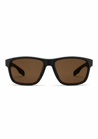 Sprint Sport Sunglasses – Black Frame with Brown Polarized Lenses - Nuree World