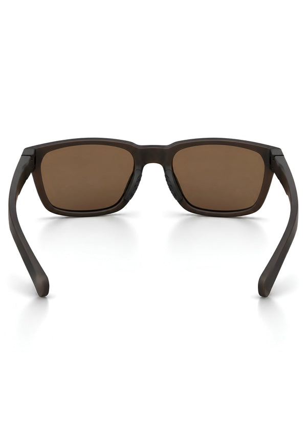 Sprint Sport Sunglasses – Black Frame with Brown Polarized Lenses - Nuree World