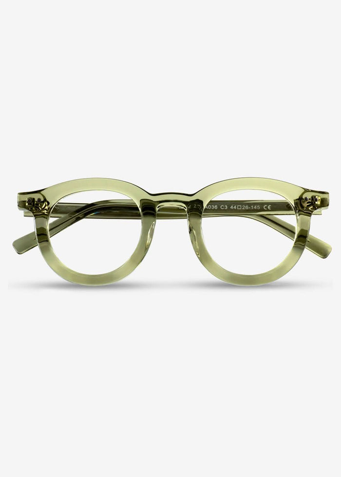 The Oxford Classic – Vintage Round Tortoiseshell - Green - Nuree World