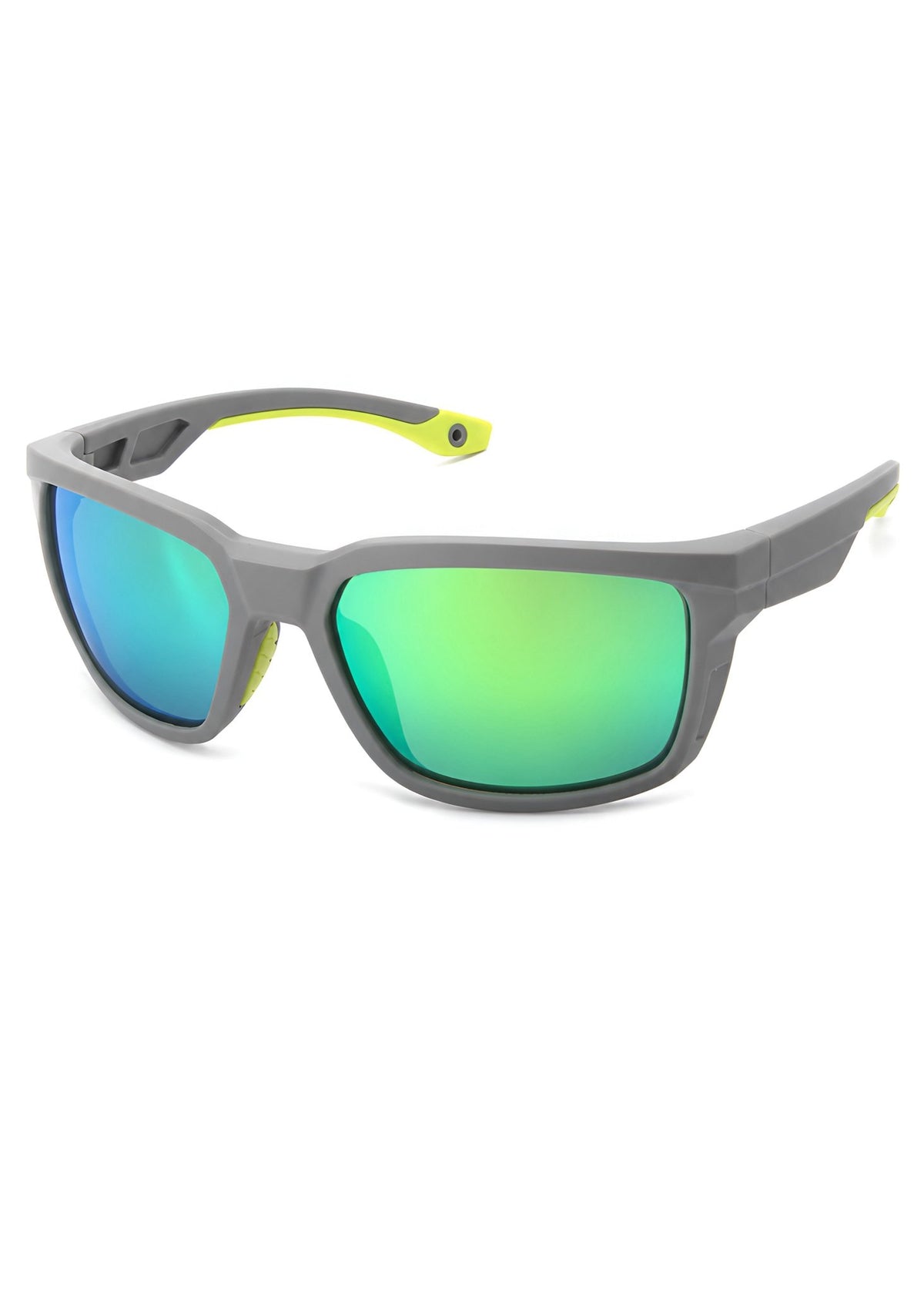 VELOCITY Polarized Sport Sunglasses – Grey / Green Mirror - Nuree World