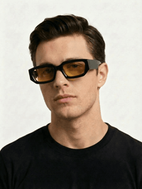 VOLT - Black and Warm Brown Polarised Sunglasses - Nuree World