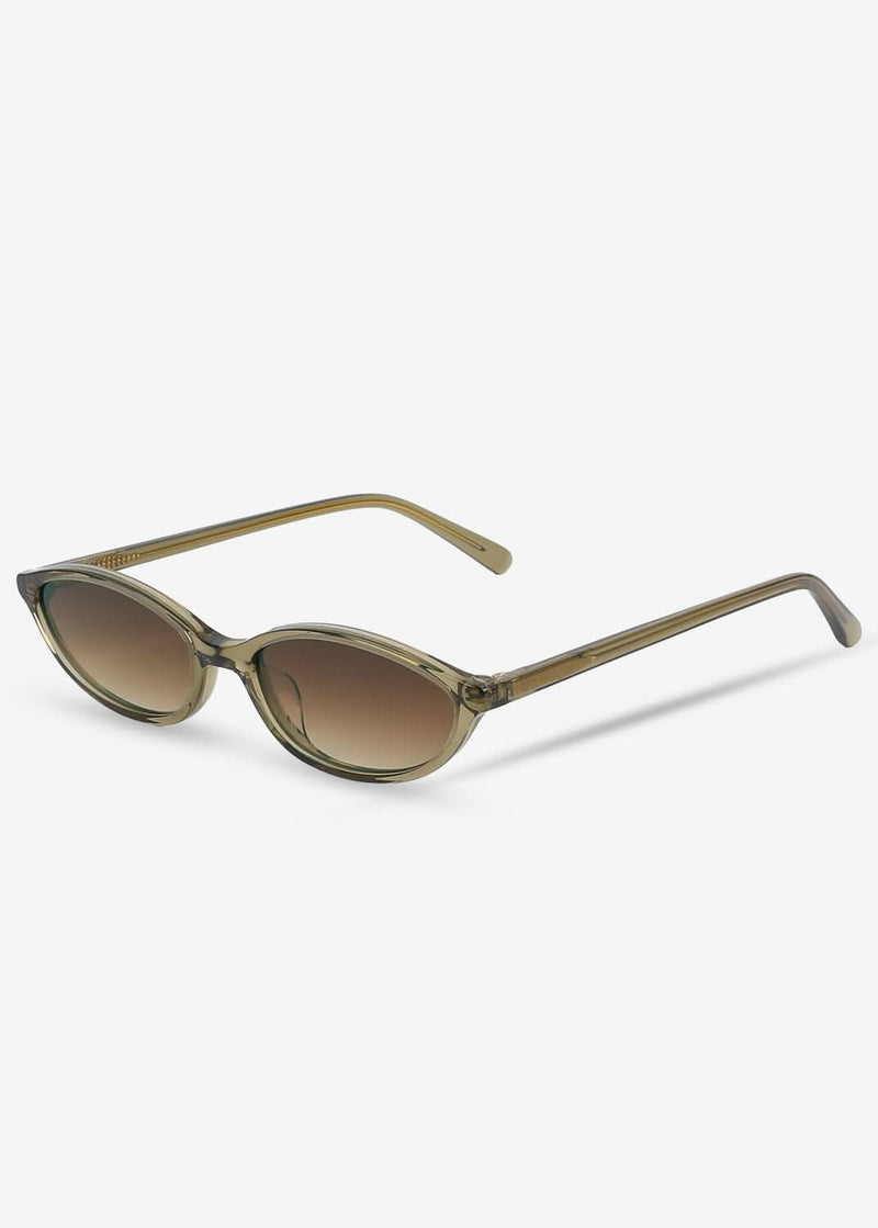 Yoko - Olive Polarised Acetate Sunglasses - Nuree World