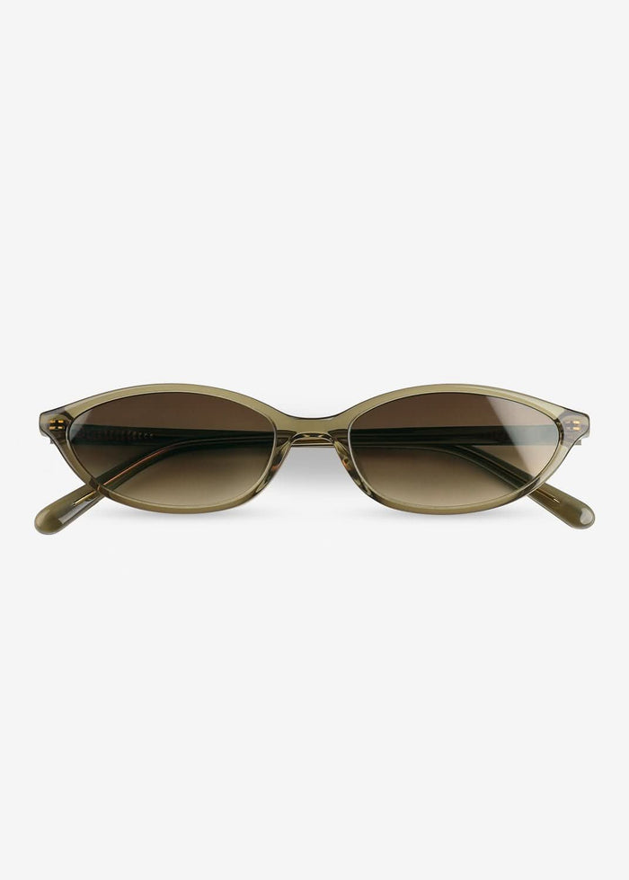 Yoko - Olive Polarised Acetate Sunglasses - Nuree World